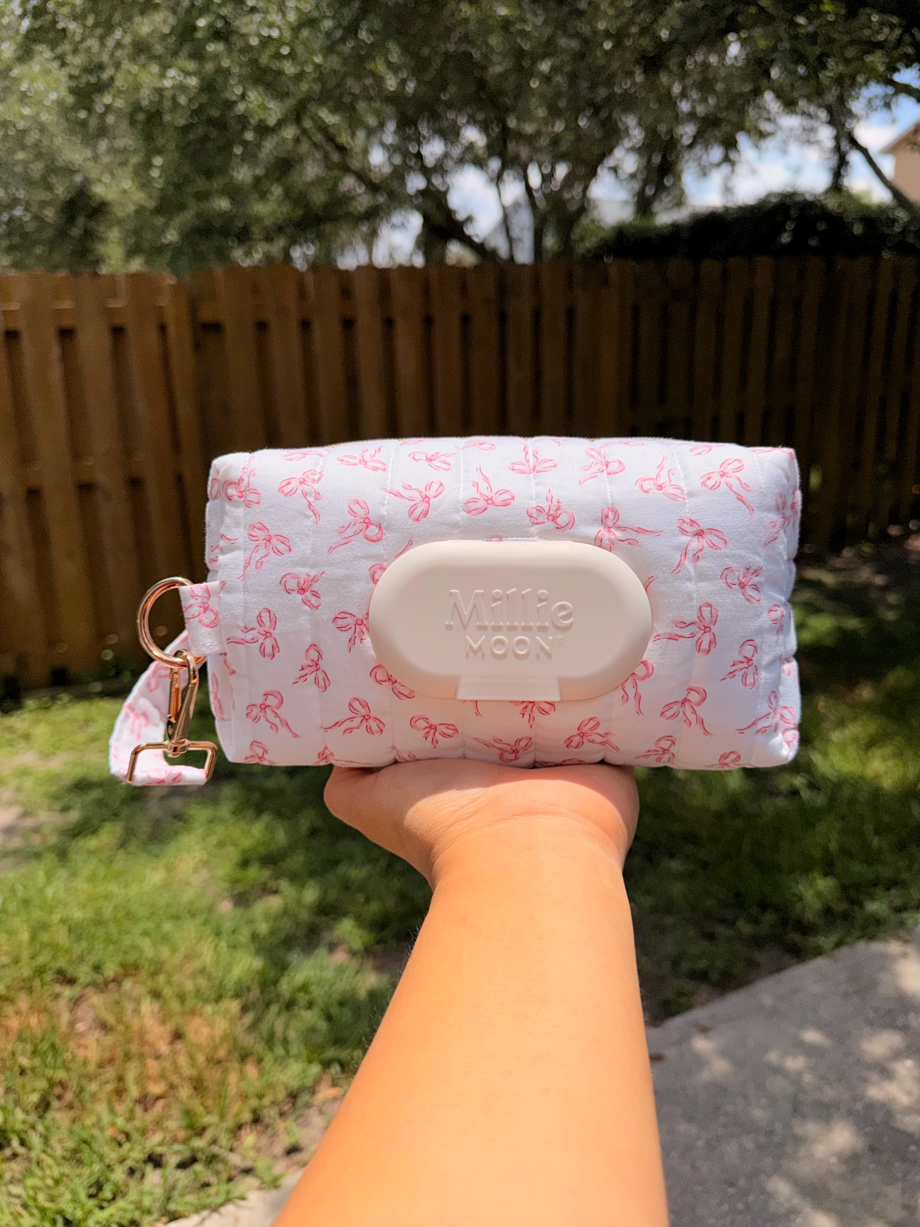 Handmade Baby Diaper and Wipe Travel Pouch