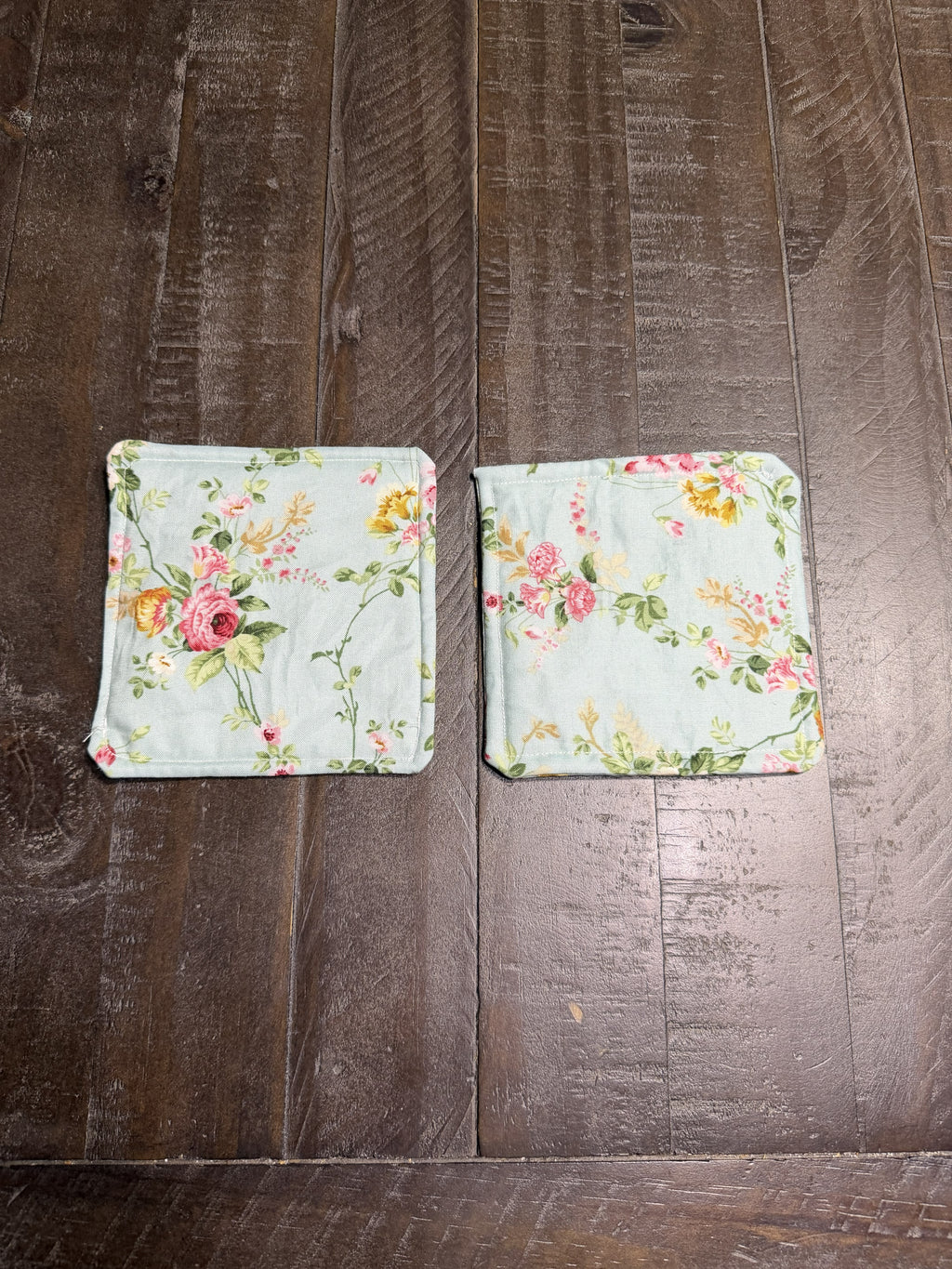 Handmade Fabric Coasters - Set of 4