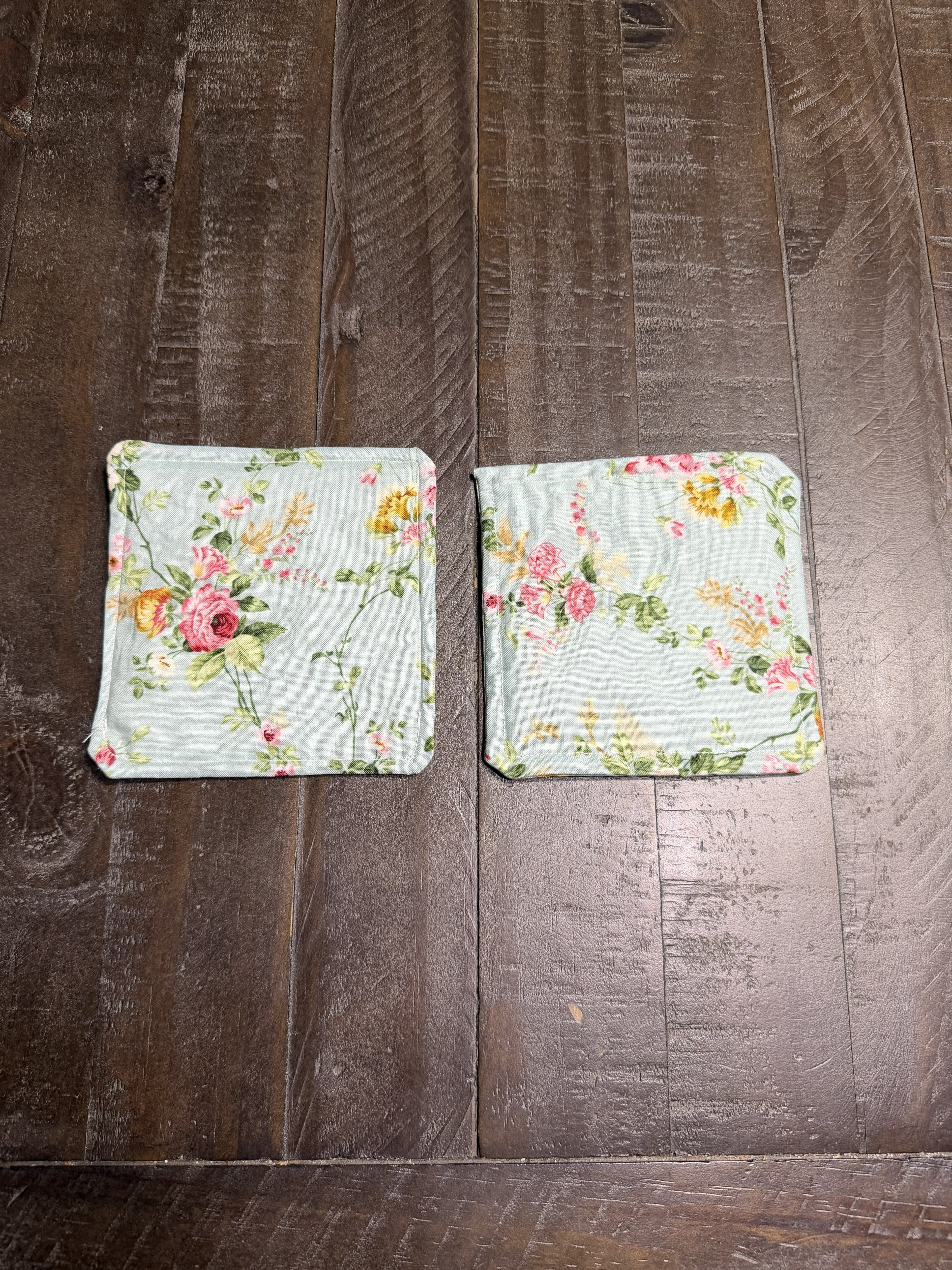 Handmade Fabric Coasters - Set of 4
