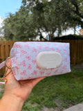 Handmade Baby Diaper and Wipe Travel Pouch