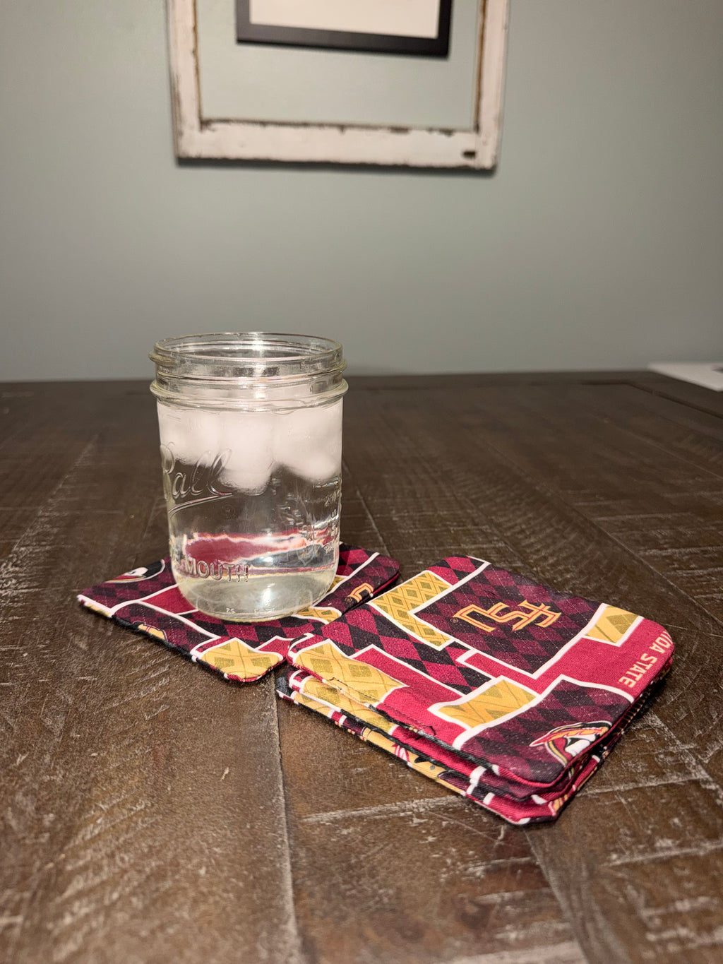 Handmade Fabric Coasters - Set of 4