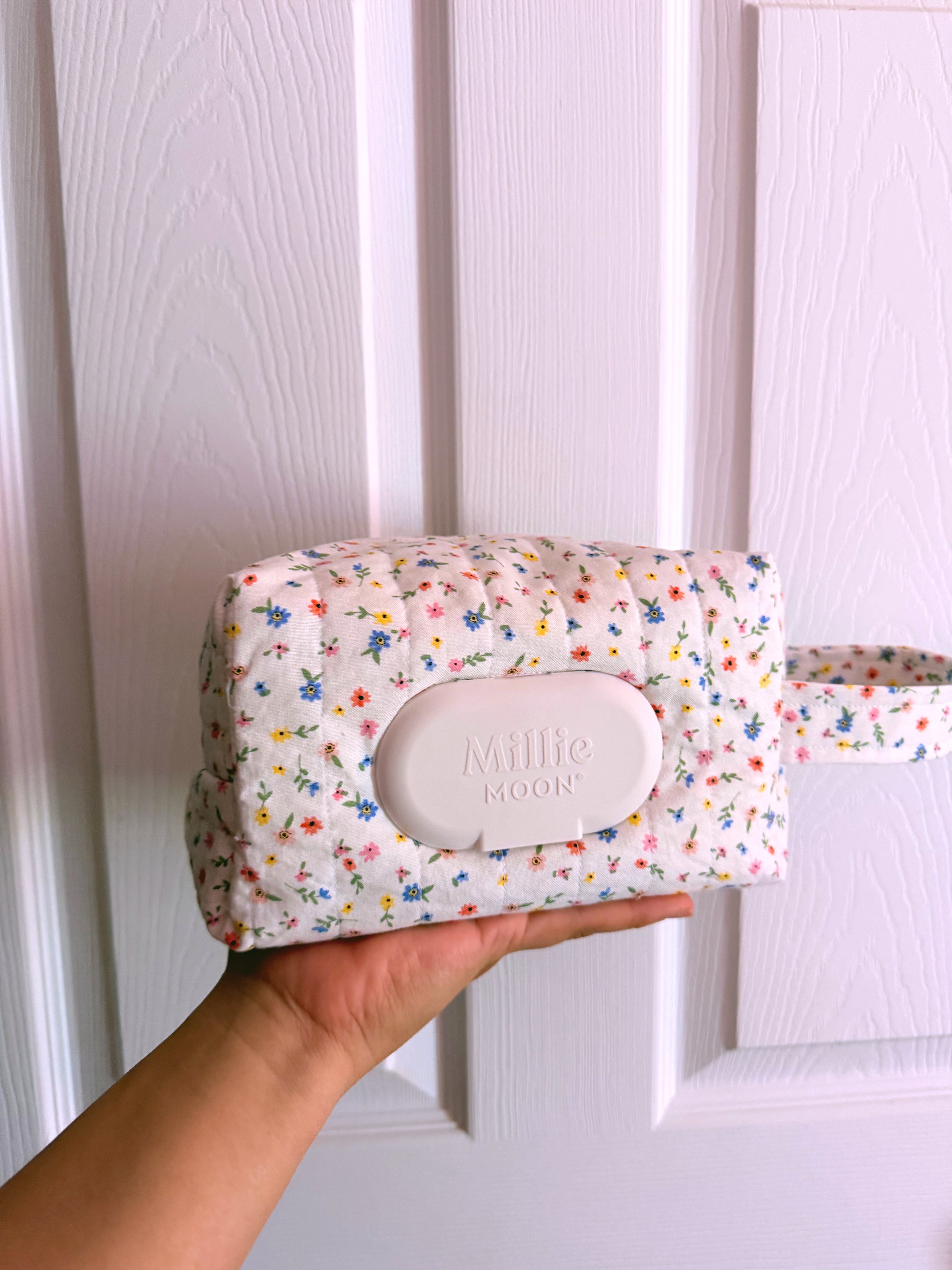 Handmade Baby Diaper and Wipe Travel Pouch