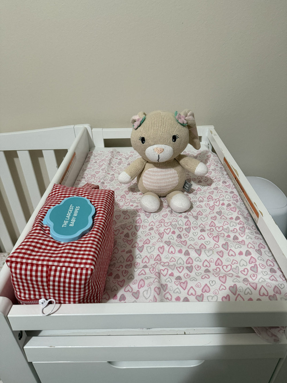 Handmade Baby Diaper and Wipe Travel Pouch